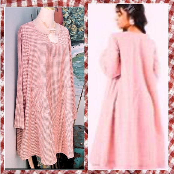 Emery Rose, Gorgeous Buffalo Plaid Pull-On Dress,POCKETS,NBW,Lightweight Size 4X - Picture 13 of 13